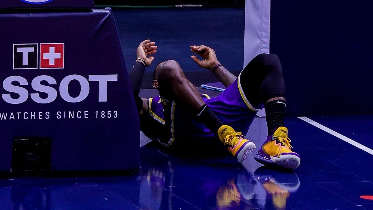 "It was a tweak, I'll be fine": LeBron James provides ankle injury update after collision with Nickeil Alexander-Walker in Lakers vs Pelicans