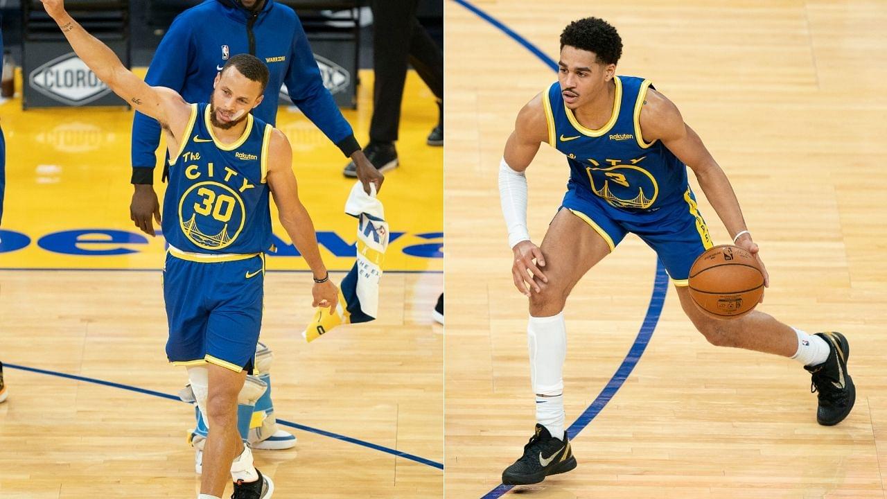 "Proud of Jordan Poole for actually taking that half-court shot": Stephen Curry admits to being proud of the Warriors player for knocking down a tough long-distance shot