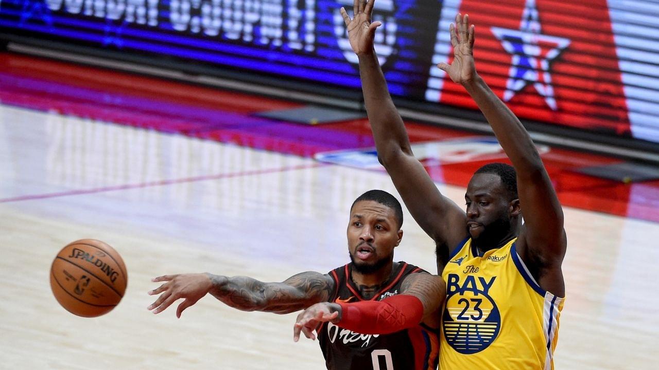 "Damian Lillard is trying to recruit Draymond Green": Blazers star retweets post about the Warriors star going to the Blazers after their play in loss vs Grizzlies