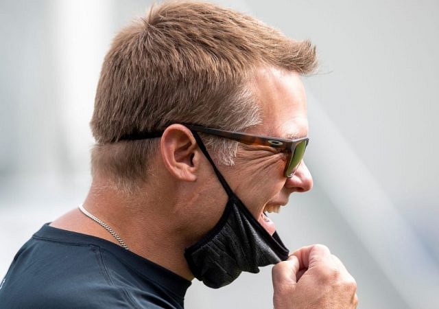 “We’re working”: Colts GM Chris Ballard had a blunt response to hilarious prank call by Lions executive John Dorsey.