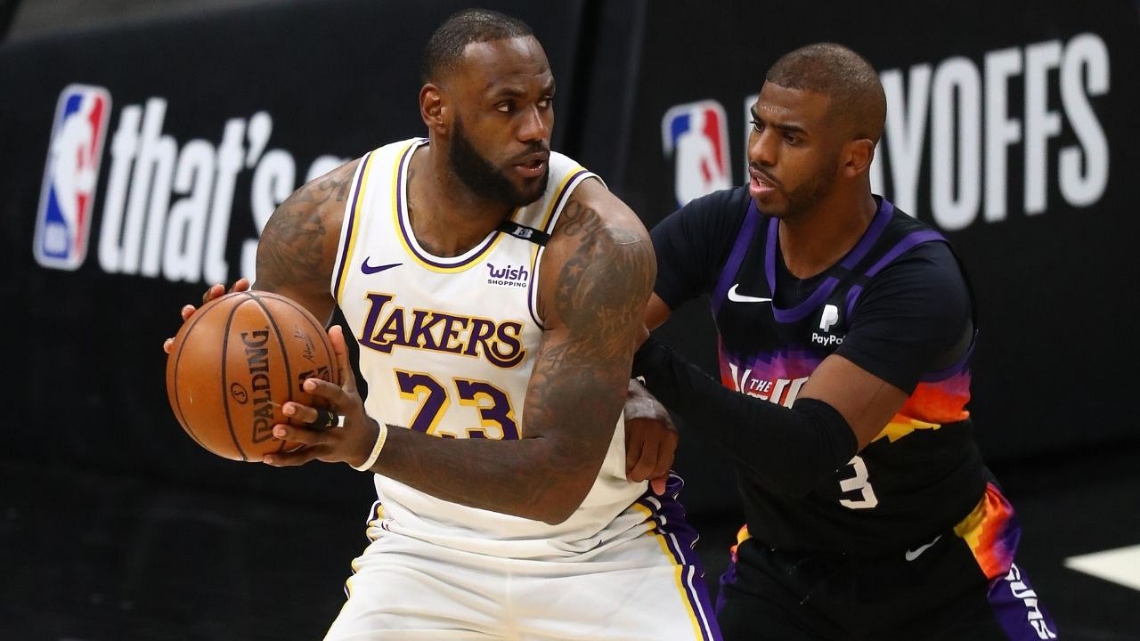 Didn't foul LeBron James intentionally": Chris Paul refutes Lakers head coach Frank Vogel's accusations of him playing dirty in the Suns' Game 1 win | The SportsRush