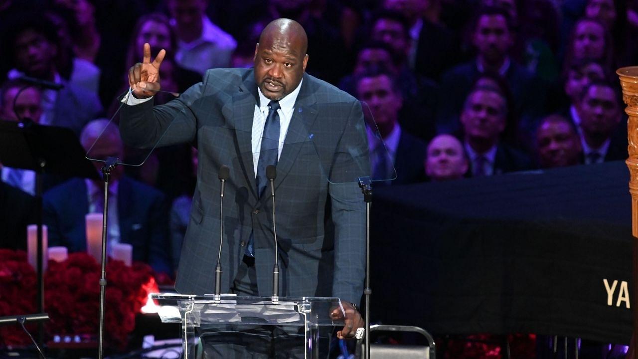 "Don't need to take the tag off when you manufacture your own suits": Shaquille O'Neal hilariously flexes his newest business venture on NBAonTNT
