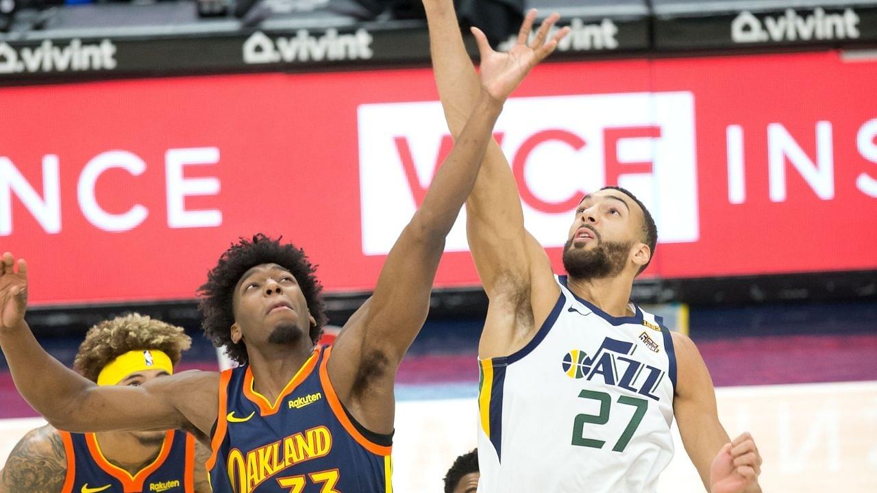 The Golden State Warriors look to Rudy Gobert as a model for James Wiseman and his future and development