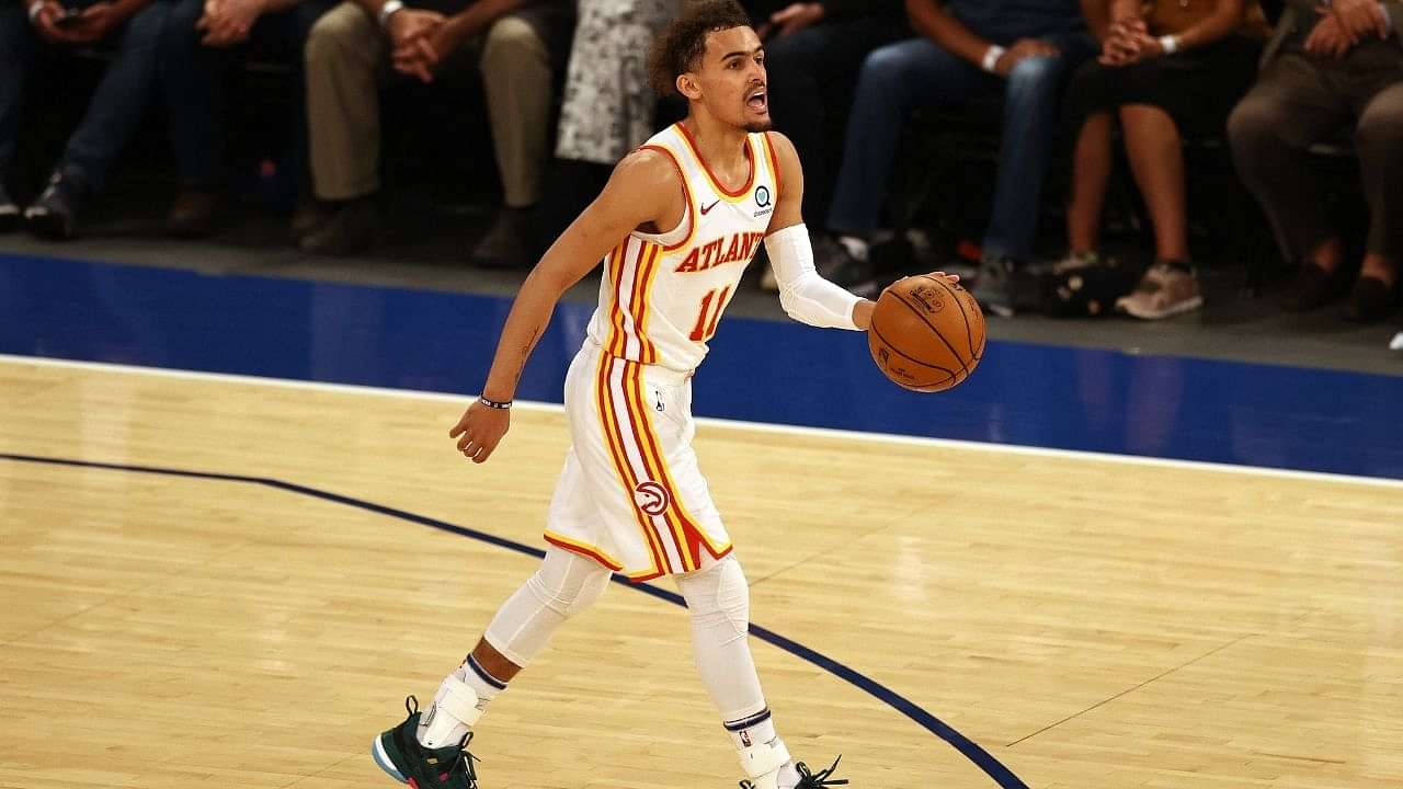 Trae Young Smiles at MSG Crowd in Game 2 vs Knicks 