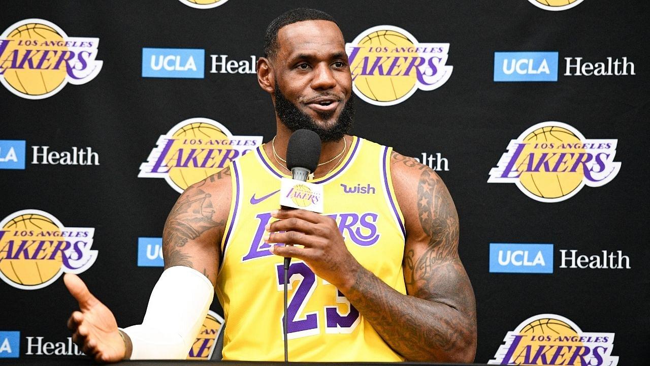 "LeBron James ain't playing on one leg no more": Lakers star responds to NBA fans who saying he's playing through injury