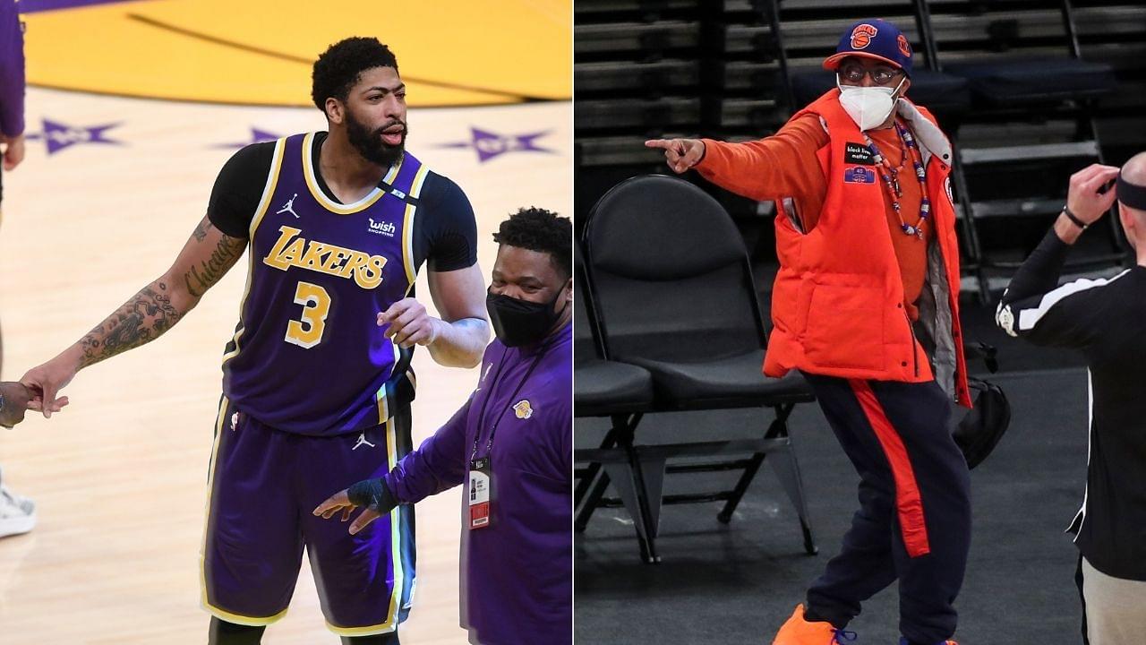 "Spike Lee didn't move a muscle": Anthony Davis and LeBron James roasted the Knicks superfan after Lakers pulled off a comeback win