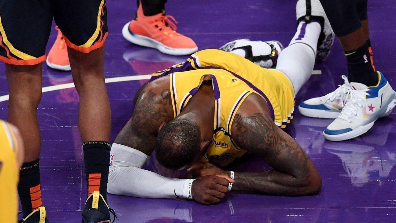 “LeBron James stop lying”: NBA fans react to Lakers MVP saying he was seeing 3 rims w