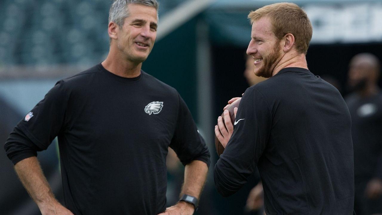 “I don't think the drafting of another player sent Carson in a tailspin.”: Colts HC Frank Reich comments on his new QB Carson Wentz