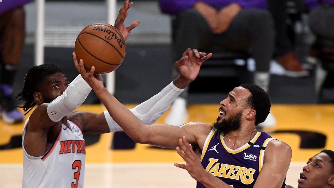 "Talen Horton-Tucker wants to be great in this league": Anthony Davis gives huge props to the Lakers shooting guard after his game-winning performance against Julius Randle and the Knicks