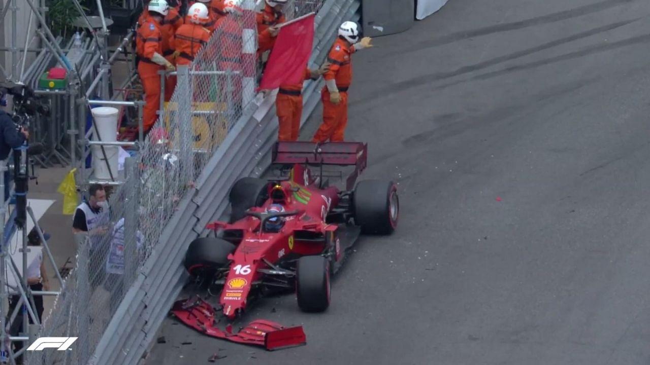 "It's a shame to finish in the wall"– Charles Leclerc on anti-climax in Monaco GP quali