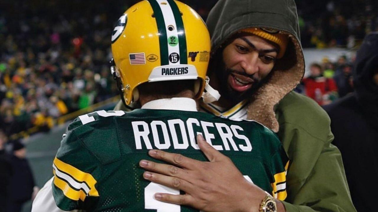 "Man, I don’t want to talk about Aaron Rodgers right now”: Lakers Star Anthony Davis Reacts to Packers QB's Trade Request