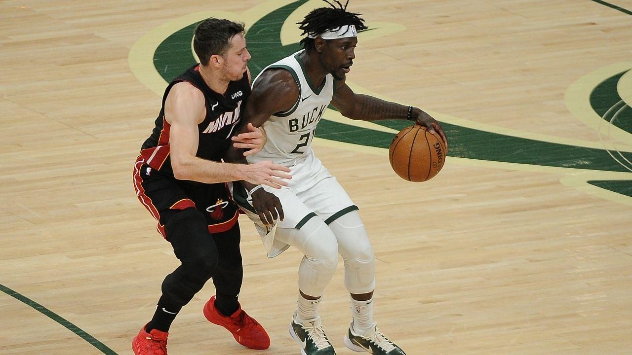 "Jrue Holiday delivers perfect pass to Giannis Antetokounmpo right into the hoop": When Bucks guard misdirected a lob pass and got a bucket vs Miami Heat