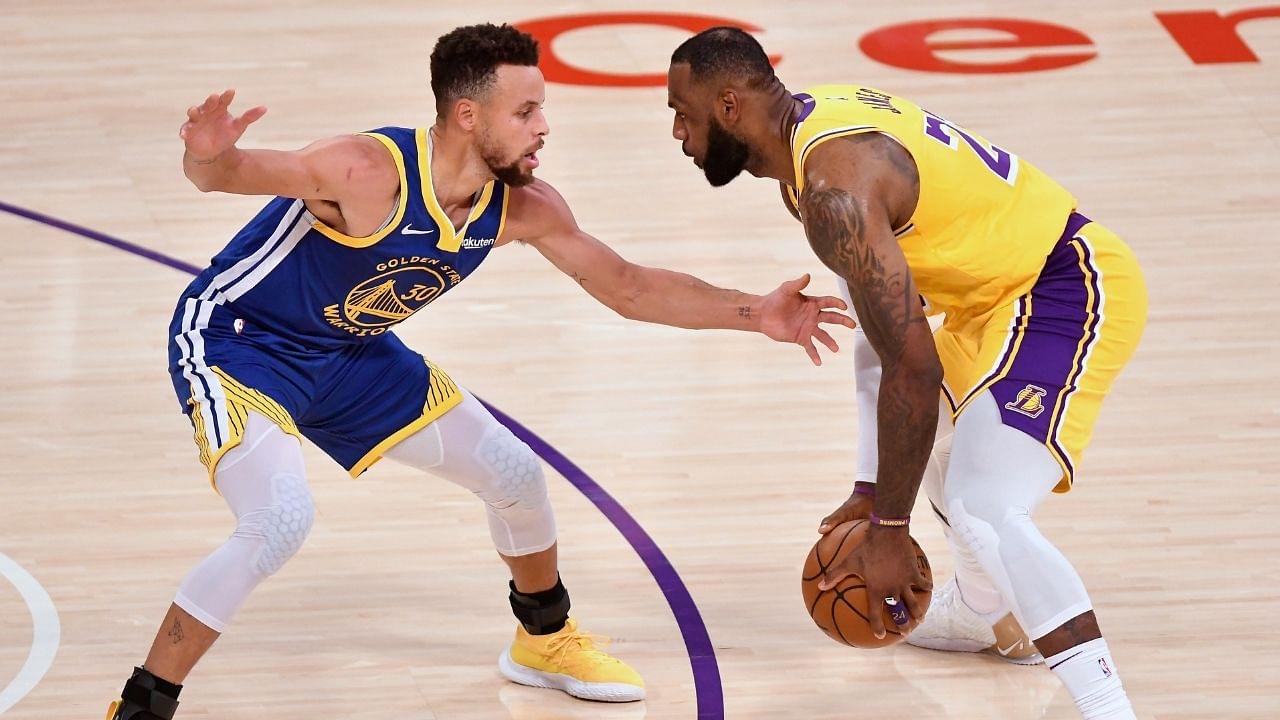"I still have LeBron James' signed jersey in my parents' house in Charlotte": Stephen Curry applauds the four-time champions longevity
