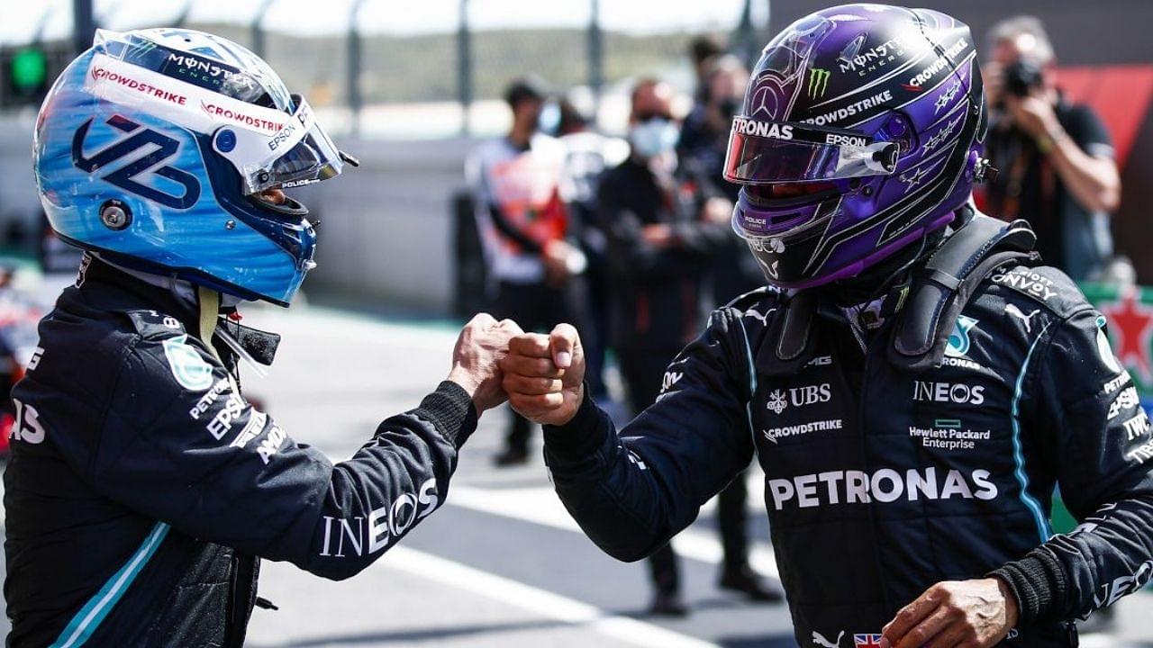 "Valtteri is in his own race"– Mercedes explain why Valtteri Bottas held Lewis Hamilton in Barcelona