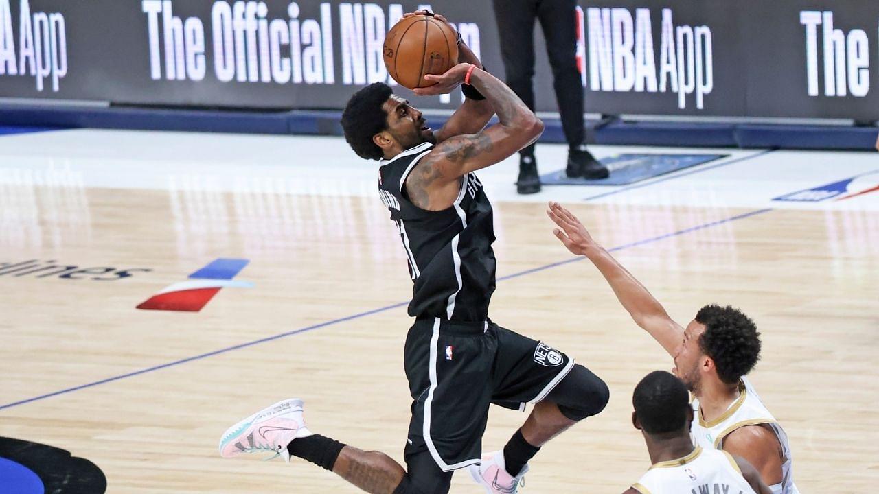 "Kyrie Irving airballed that layup like LeBron James airballs his 3-pointers": Nets star blew a crucial possession in the final minute against Luka Doncic's Mavs in 113-109 loss