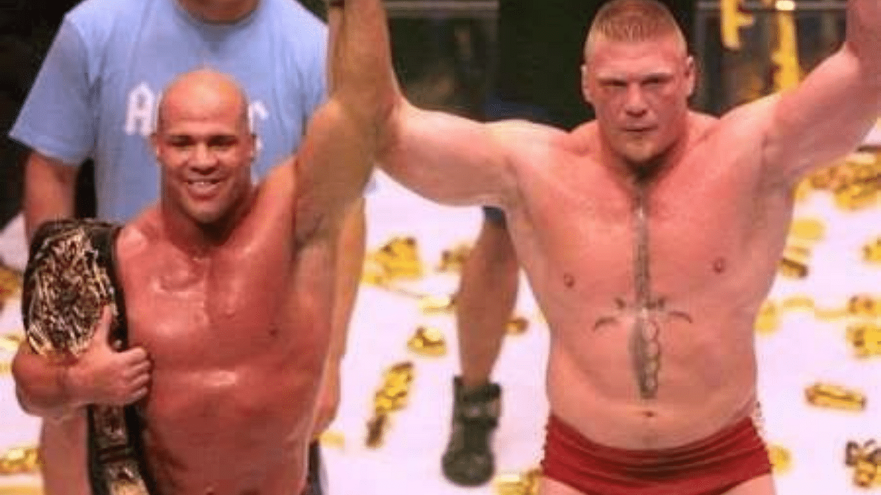 Kurt Angle says Brock Lesnar tried to setup a big money rematch in Japan
