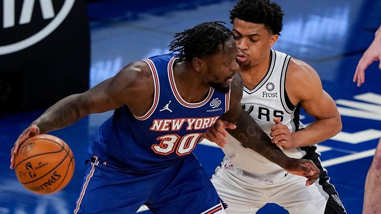 "They lying": Knicks star Julius Randle admits to tracking his stats through the scoreboard during games, accuses his NBA rivals of lying