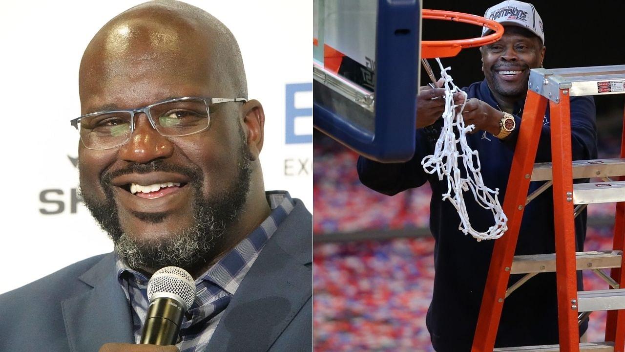 "Patrick Ewing! That's my idol": Shaquille O'Neal surprised by the Knicks legend with an appearance on his Big Shaq podcast