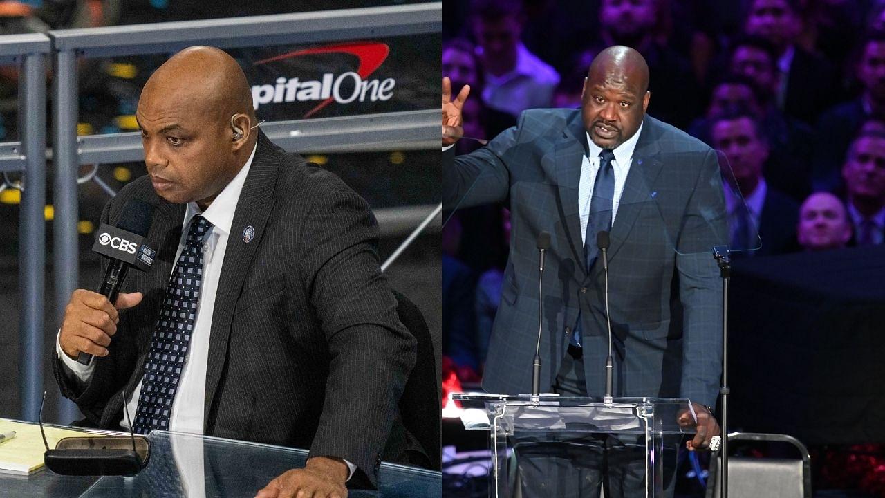 “Charles Barkley says the dumbest things”: Shaquille O’Neal hilariously walks off the set of NBAonTNT after Chuck compares James Harden to Kobe Bryant and Michael Jordan