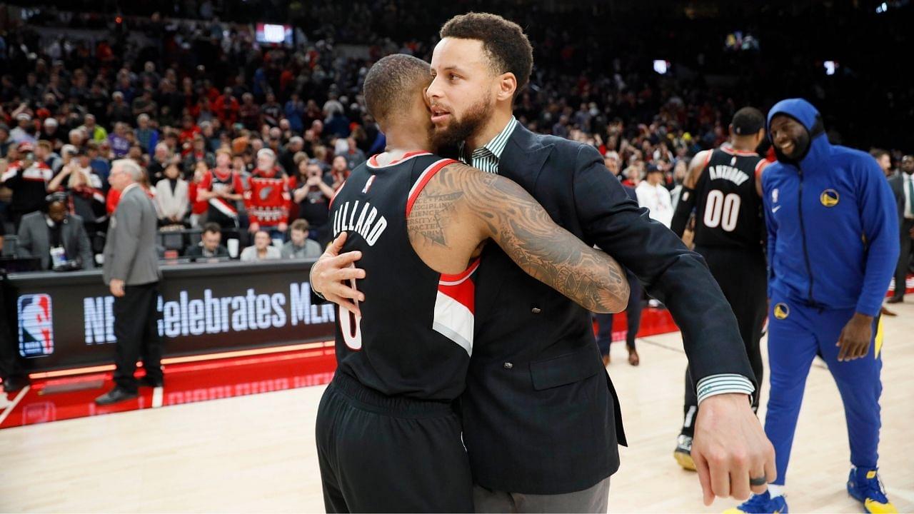 "Stephen Curry is right behind Magic Johnson": Damian Lillard gives huge props to the Warriors legend calling him the "greatest shooter of all time"