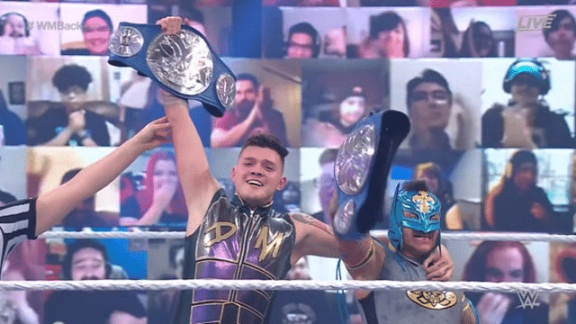 Rey and Dominik Mysterio become first father son duo to win Tag Team Gold in WWE at Wrestlemania Backlash