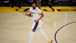 "This was vintage Anthony Davis": Alex Caruso buoyantly spurs on the Lakers star after a 42-point night against Chris Paul and co