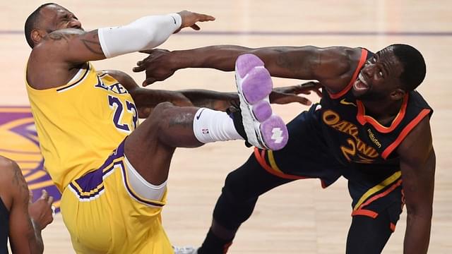 "I was seeing three rims... I just shot at the middle one": LeBron James takes a jab at Draymond Green, talks about his struggle to finish the game against the Warriors