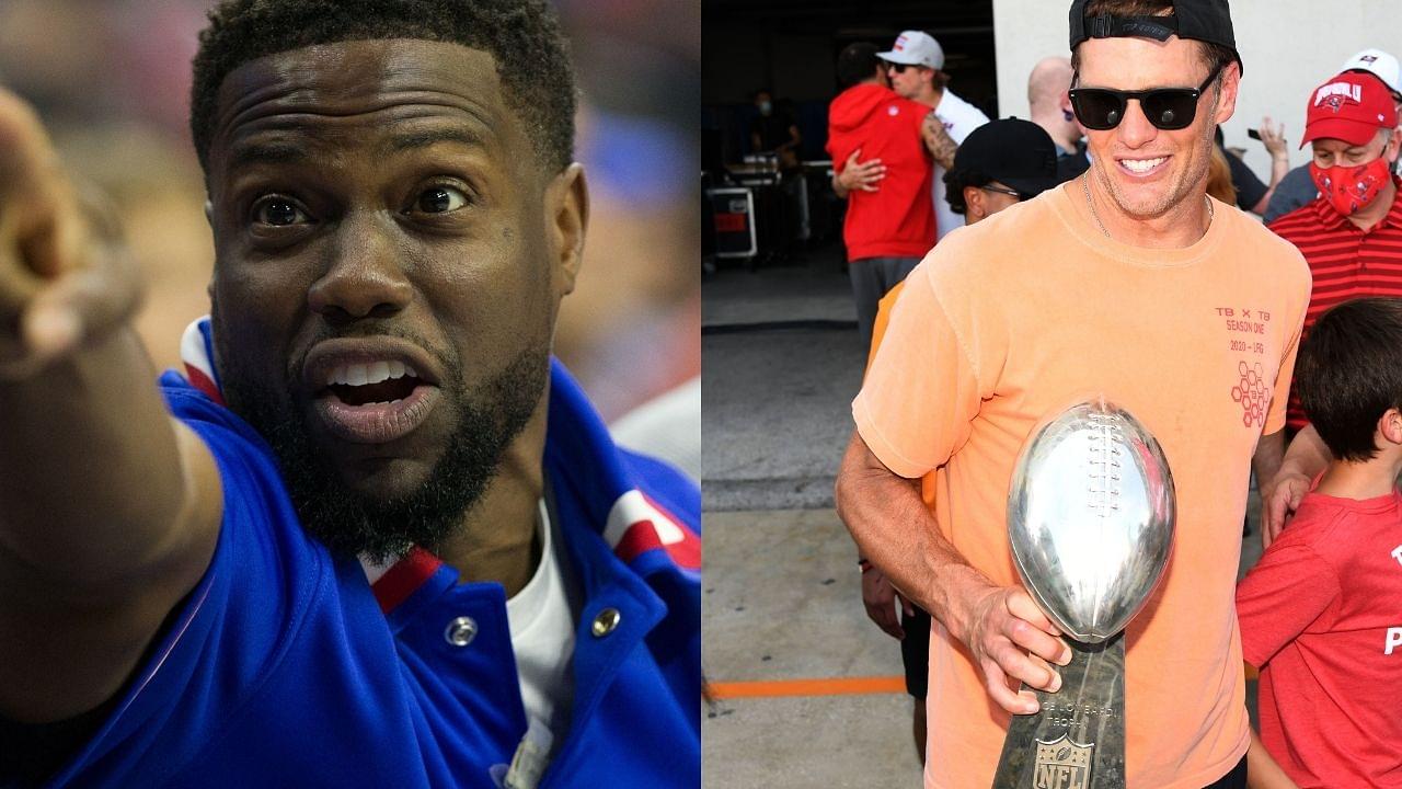 “Go to Detroit and win a Super Bowl”: Comedian Kevin Harts challenges Tom Brady to win a Super Bowl.