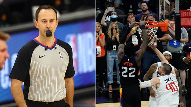 "Kane Fitzgerald definitely didn't know the rules": NBA referee flamed for calling Deandre Ayton as offensive goaltending initially in Suns' Game 2 win