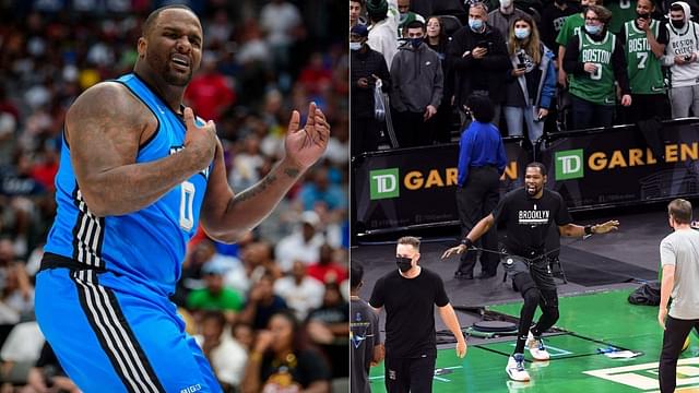 "Big Baby will sit on Kevin Durant with no regard for his life": NBA Fans hilariously react to Nets star's Instagram response to Glen 'Big Baby' Davis's comments on Kyrie Irving stomping 'Lucky'
