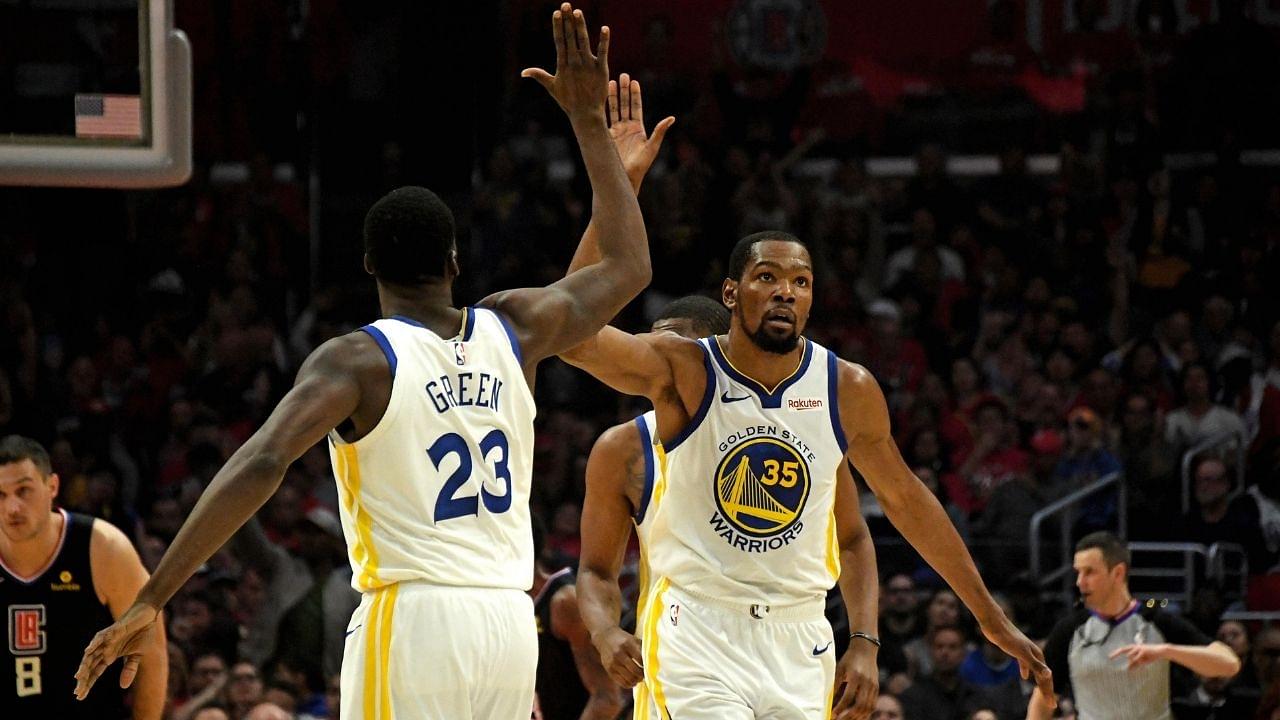 "Draymond Green held me accountable": Kevin Durant explains how the Warriors' DPOY impacted his career