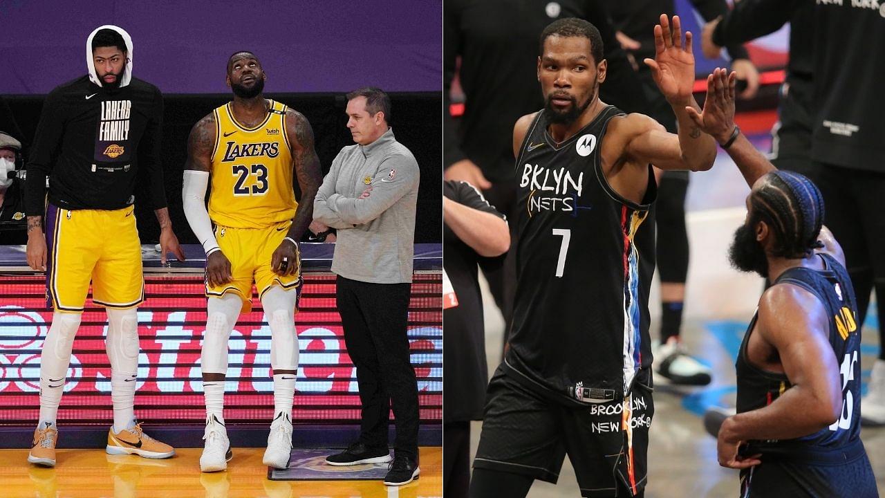 "LeBron James has one year left, it's Kevin Durant's league after that": Magic Johnson backs Lakers superstar to make another title bid in 2021-22 alongside Anthony Davis
