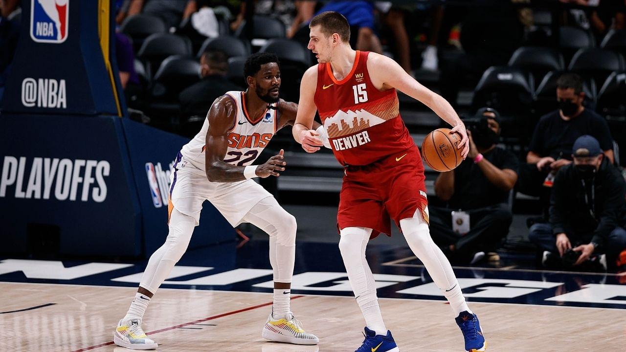 "DeAndre Ayton, you are a beast!": 2021 NBA MVP Nikola Jokic sends an autographed jersey to the Suns' big after the sweep