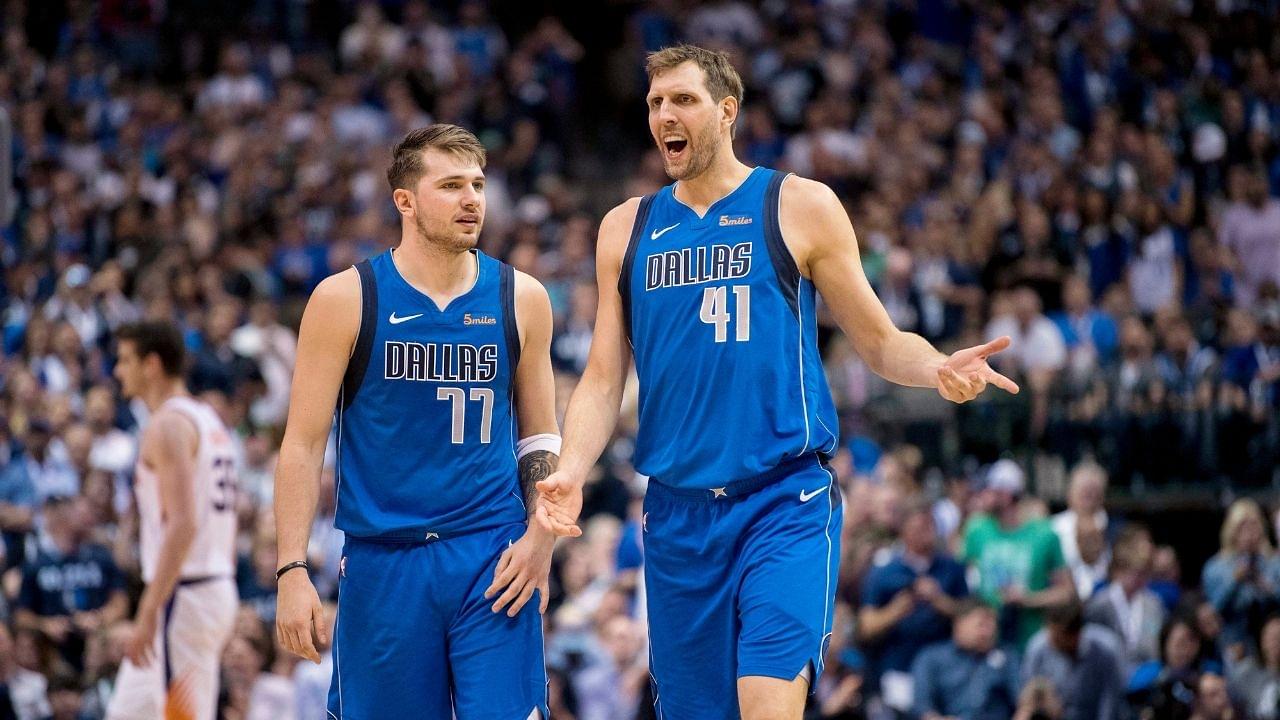 "Luka Doncic is the Mavs GOAT": Dirk Nowitzki believes that the Slovenian prodigy has already eclipsed him as the greatest Dallas Maverick of all time
