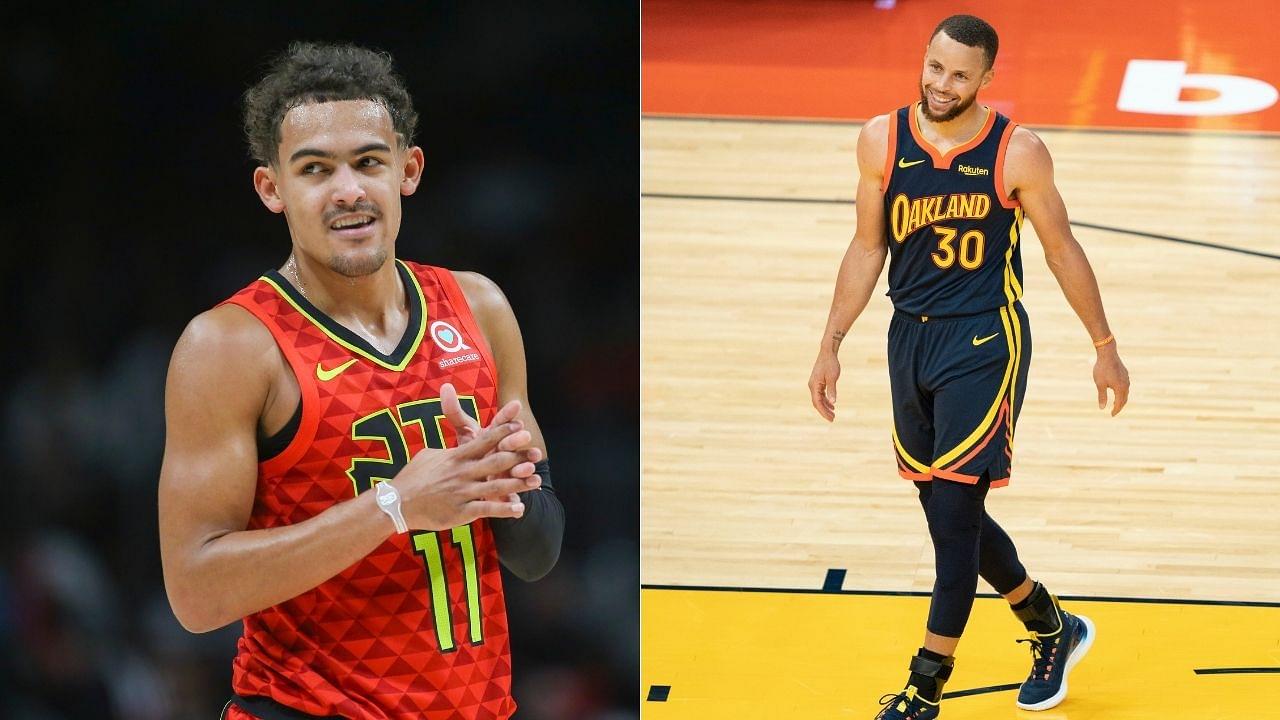 "Trae Young is a bad man": Hawks star's shimmy before drilling a 3 in game 1 of the ECF puts him on Stephen Curry's pedestal