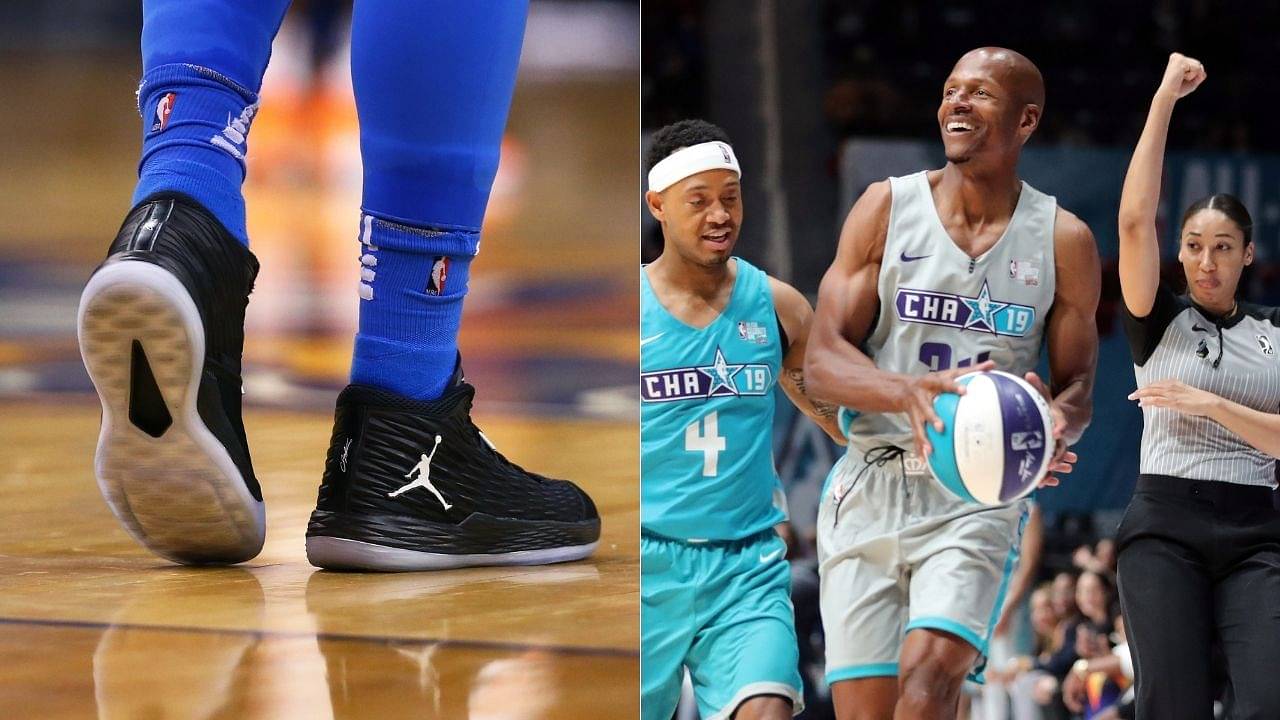 fireworks section Discharge Jordan Brand made sure we had our Player Exclusives": Ray Allen expresses  his gratitude to Michael Jordan for signing him as his first signature  athlete - The SportsRush