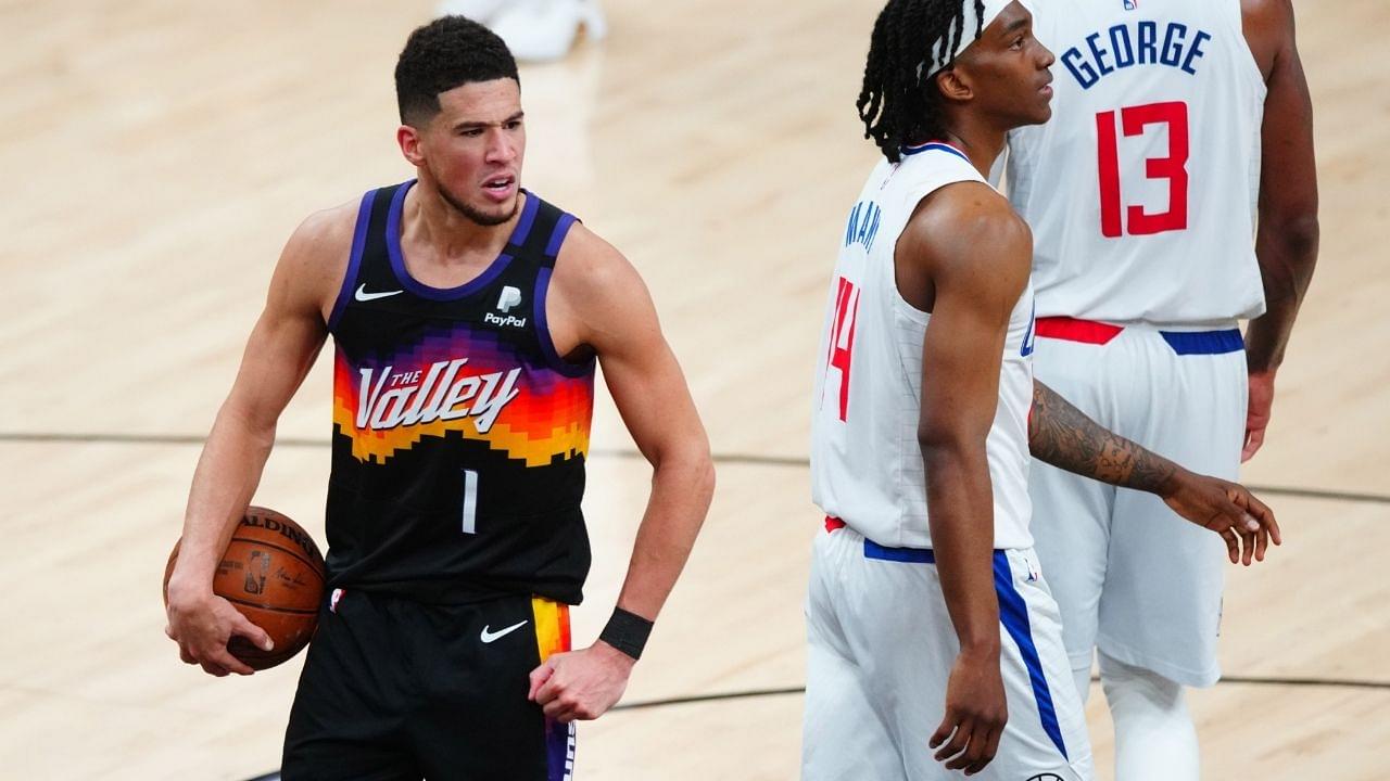 "We wanted to do it for Chris Paul": Devin Booker talks about the role Kobe Bryant and CP3 played in his development as the Suns take Game 1 of the WCF