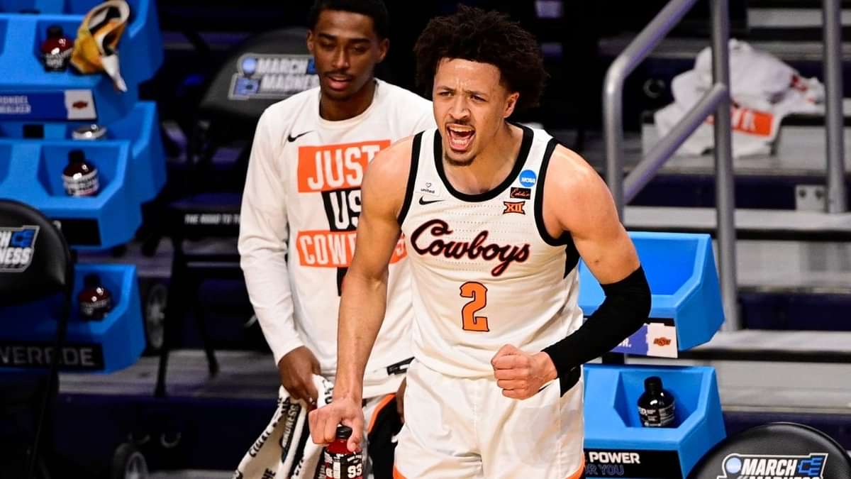 NBA Drafts Lottery 2021 Does Oklahoma State Cowboys point guard Cade