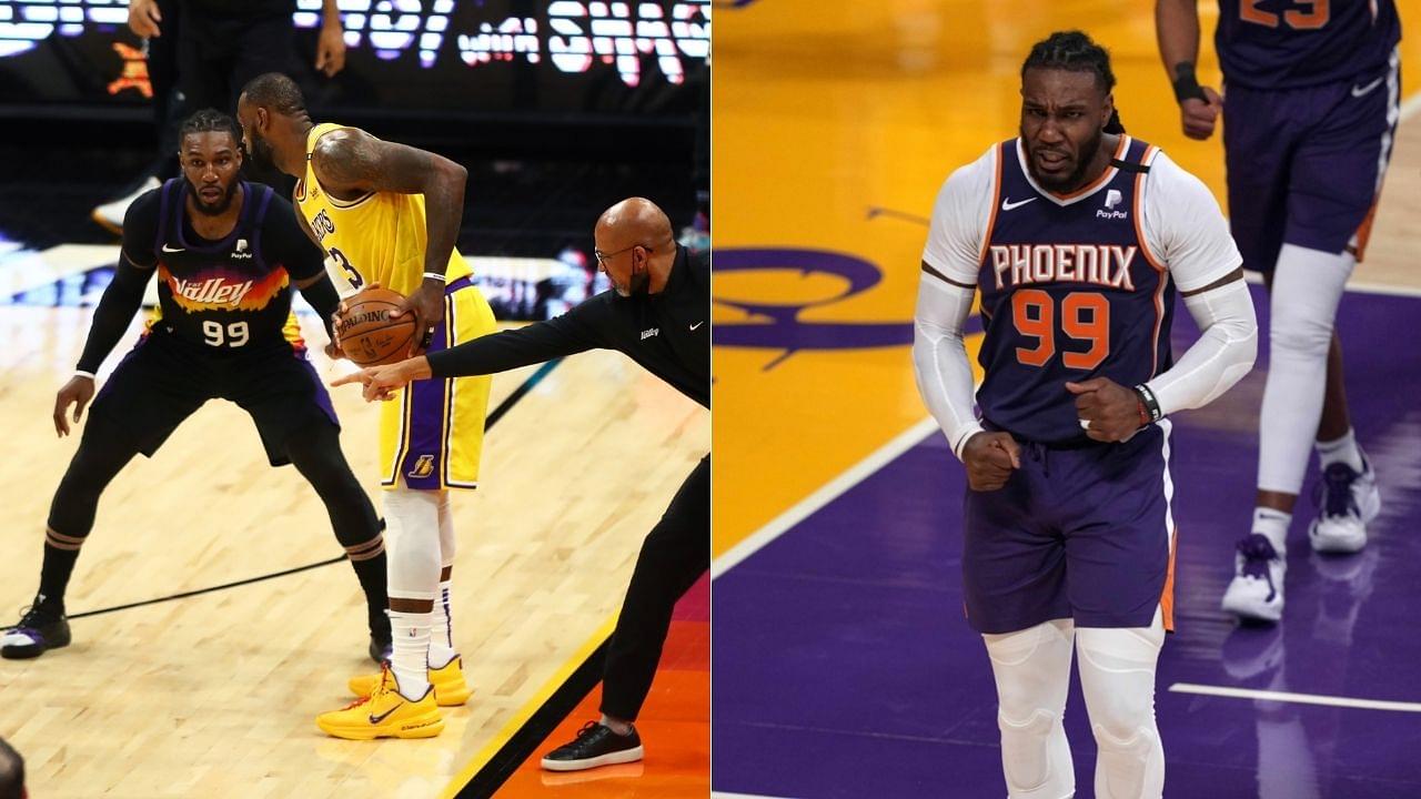 "LeBron James and co were clowning us in Game 3": Jae Crowder confirms that the Lakers' overconfidence earlier vs Suns motivated him to troll James with a salsa dance in Game 6
