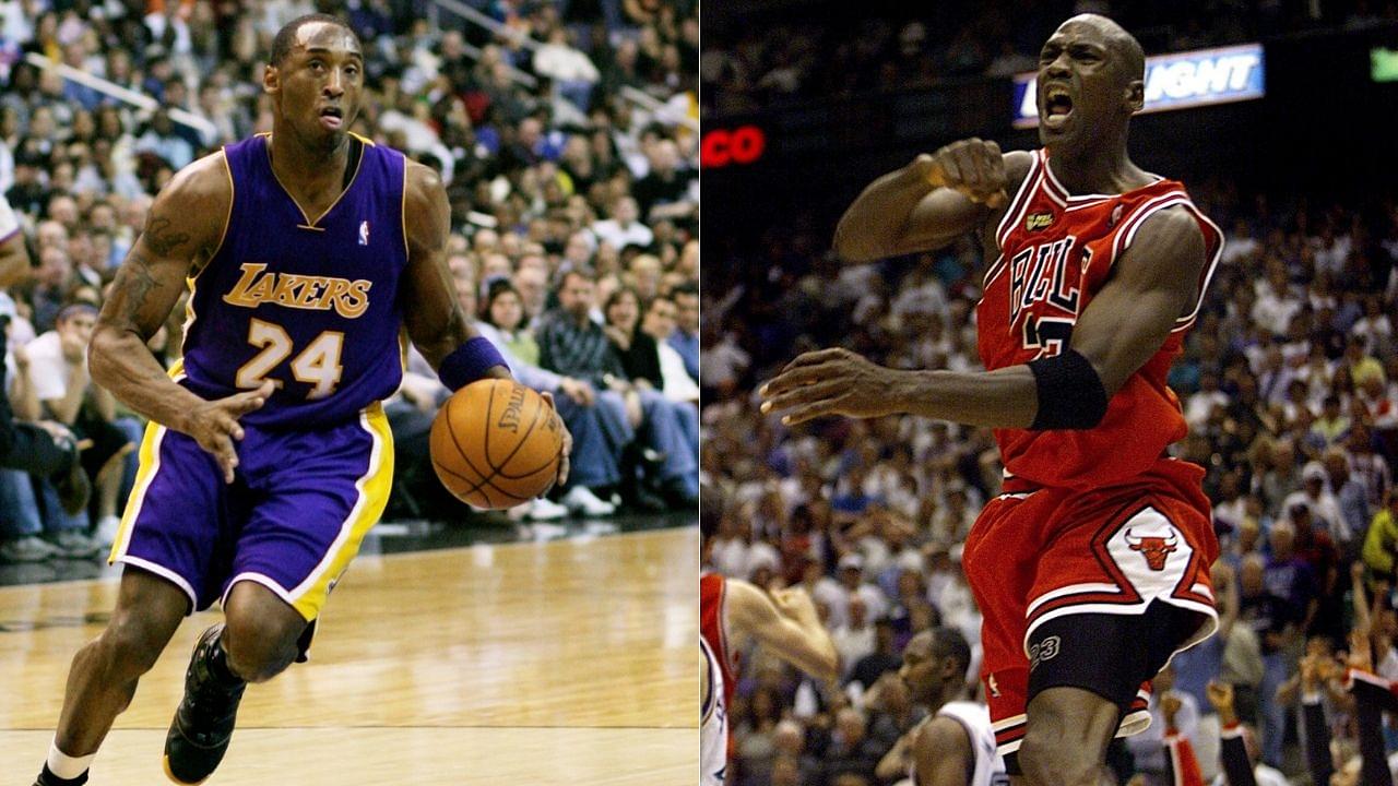 "Michael Jordan spun so fast baseline, I had no idea what happened": When the late Kobe Bryant shared some moments from his first encounter with the Bulls legend