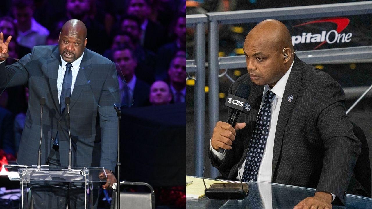 “Shaquille O’Neal got swept 6 times in the Playoffs”: Charles Barkley hilariously goes at the Lakers legend while talking about Nikola Jokic and the Nuggets on NBAonTNT
