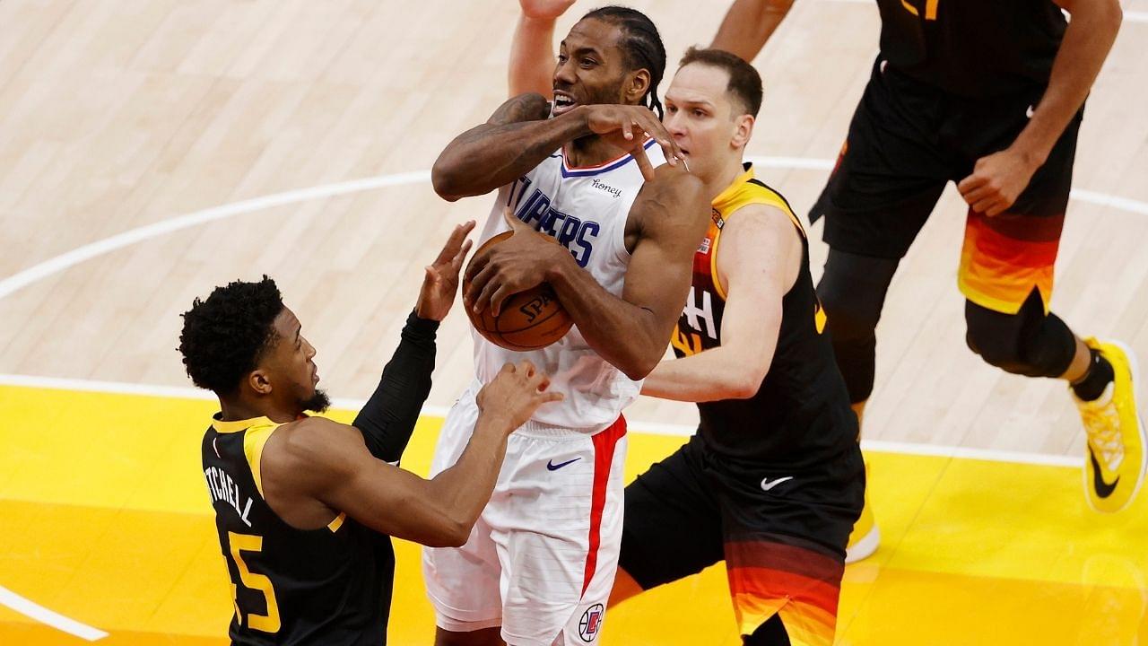 "Donovan Mitchell is Utah's answer to Kawhi Leonard and his star power": Kendrick Perkins blasts Paul George, praises Jazz star after stupendous Game 1 performance