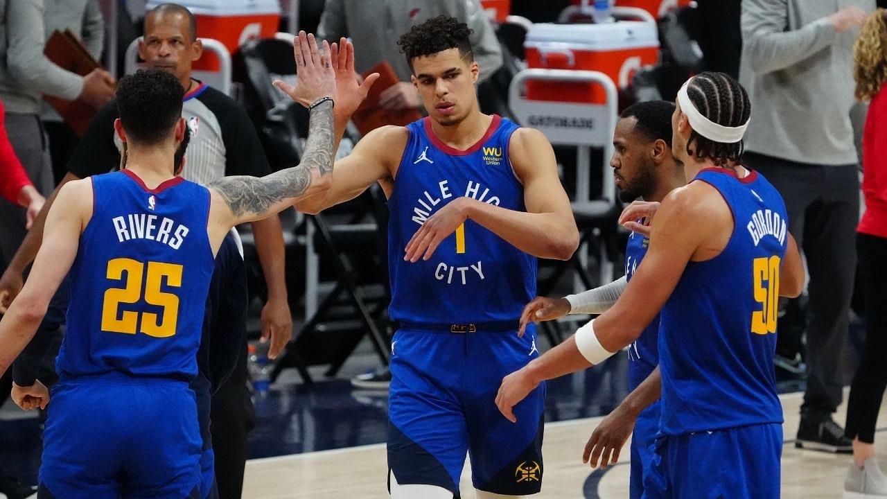 Michael Porter Jr ties NBA playoff record for most 3-pointers in a quarter: Nuggets' young star takes over in first quarter vs Damian Lillard and co, ties Antoine Walker's 19-year-record