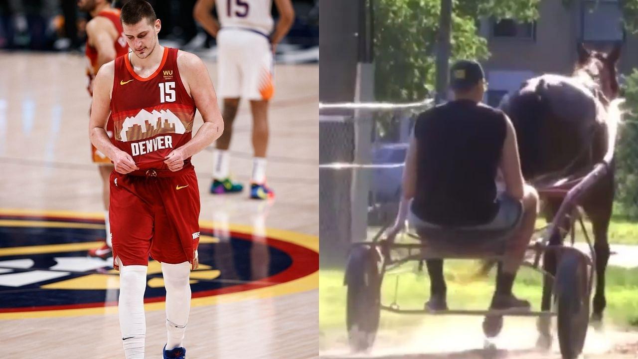 'Nikola Jokic is now riding horses in Serbia': NBA Fans mock the league MVP for horseriding days after Nuggets' playoff exit