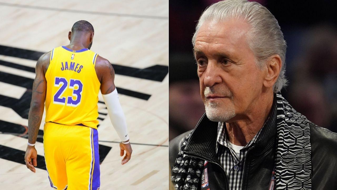 "If LeBron James ever wanted to come back, I'd leave a new key to the door": Pat Riley evades NBA tampering fine but slyly invites Lakers star back to the Miami Heat