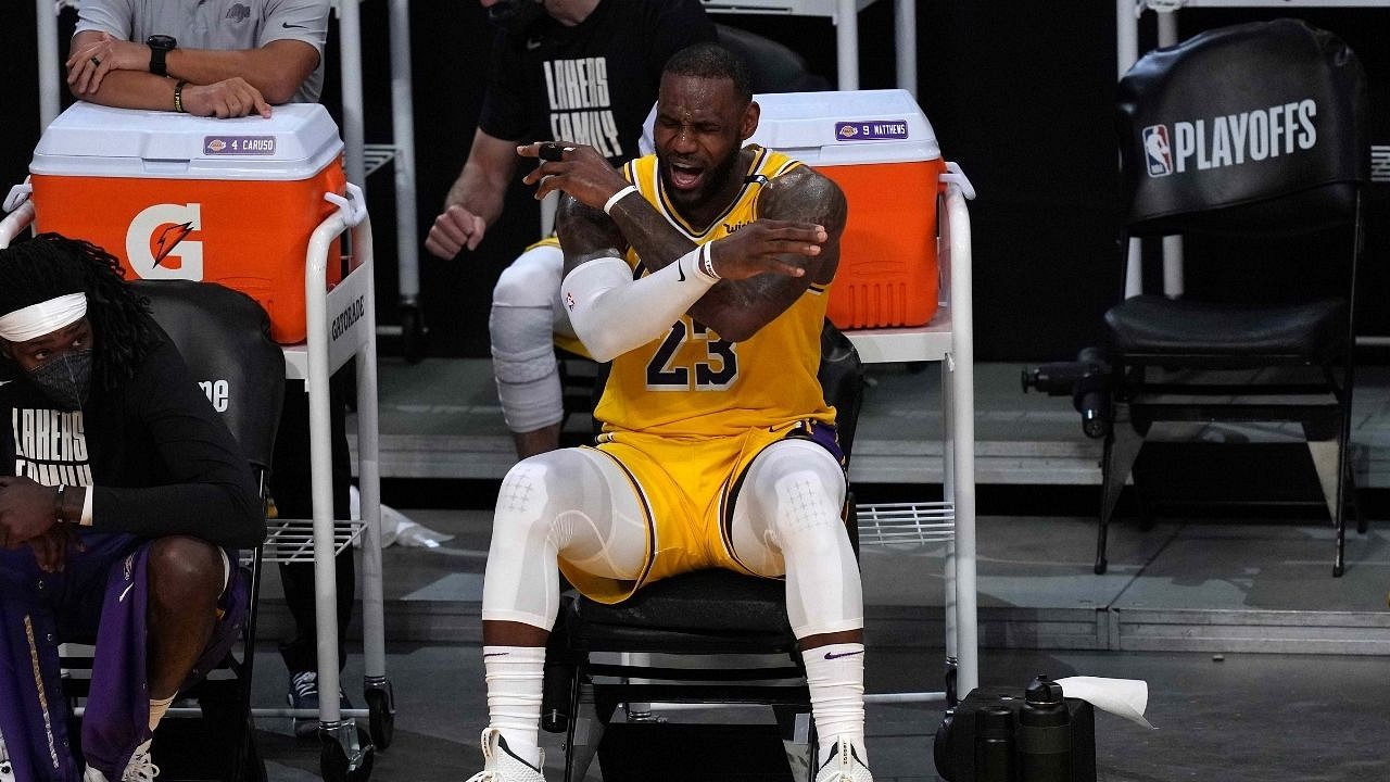 Lebron james cheap injury 2019