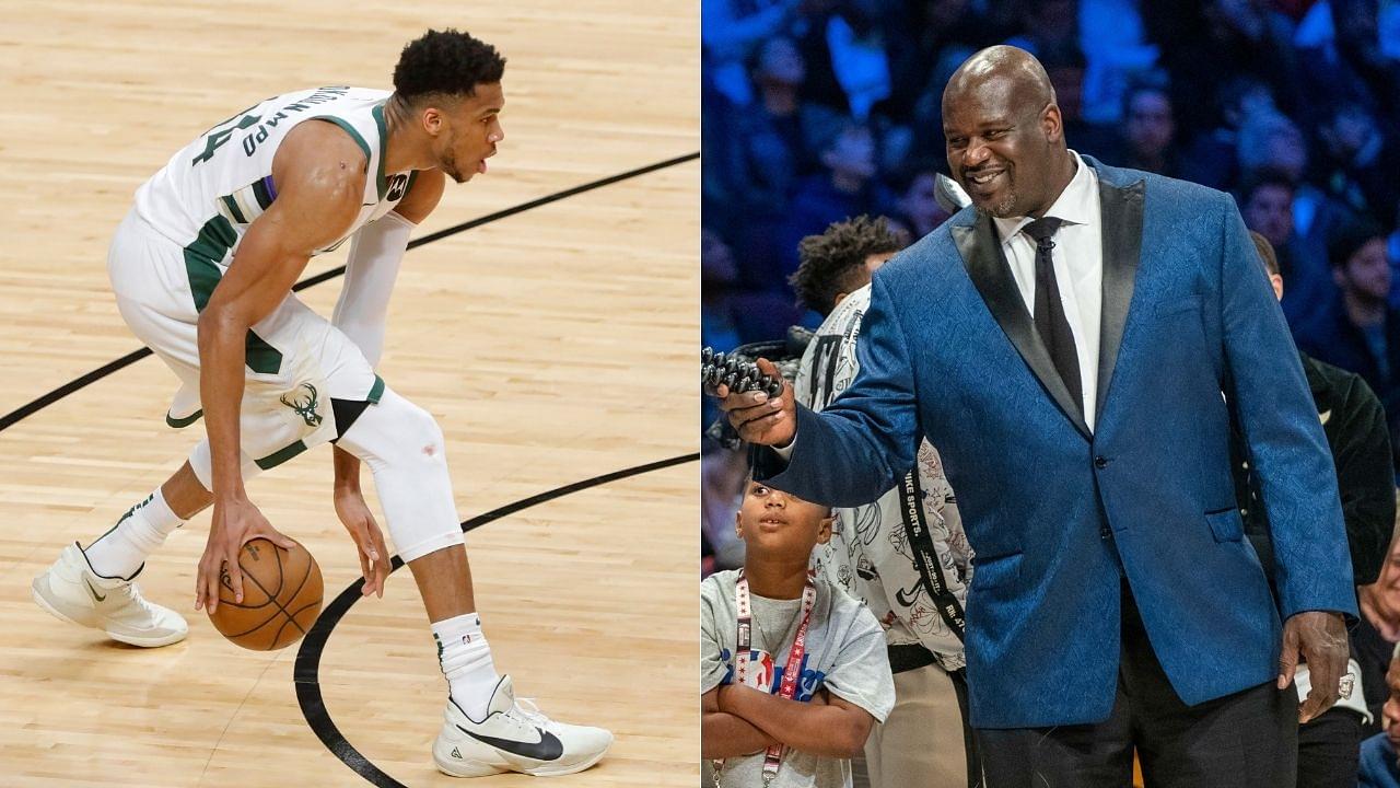 "Giannis Antetokounmpo is having a historical playoffs run": The Greek Freak joins Shaquille O'Neal as the only two players to achieve his rare feat
