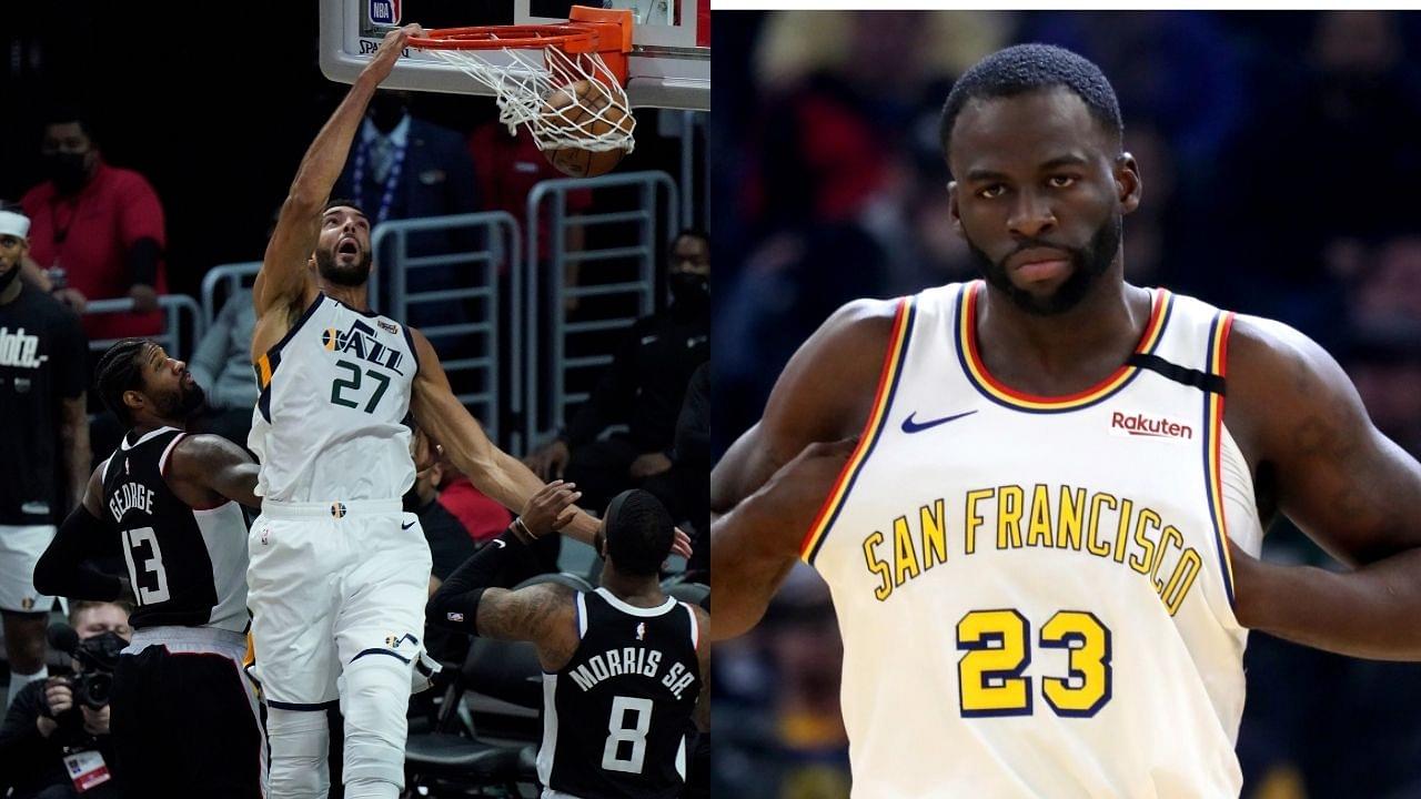 "Draymond Green, get better at shooting": Rudy Gobert likes tweet mocking Warriors star and asking him to get back to the gym