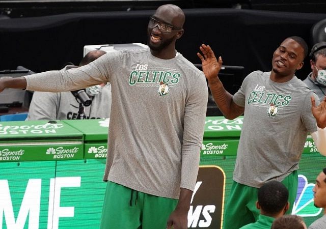 "Yooo Virgil van Dijk, Sadio Mane, let me know if Liverpool needs another striker": Celtics big man Tacko Fall hilariously posts soccer video on Instagram