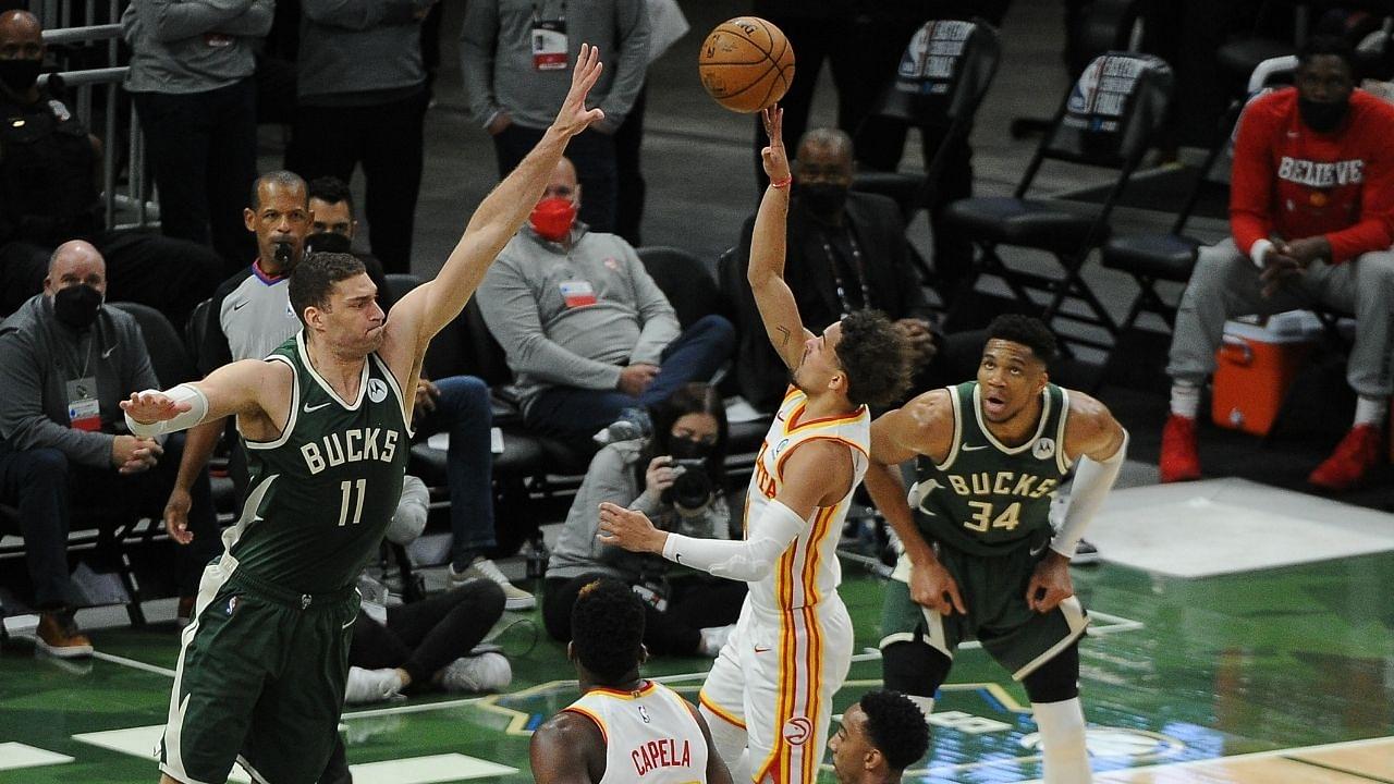 "Brook Lopez is playing veteran mind games on Trae Young": How the Bucks' veteran big tried to throw the Hawks' star off in Game 1 loss